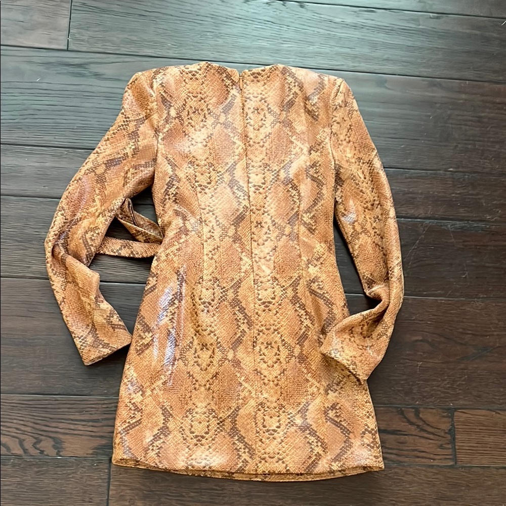 Michael costello x revolve Snake Print Wrap Dress - Picture 5 of 7